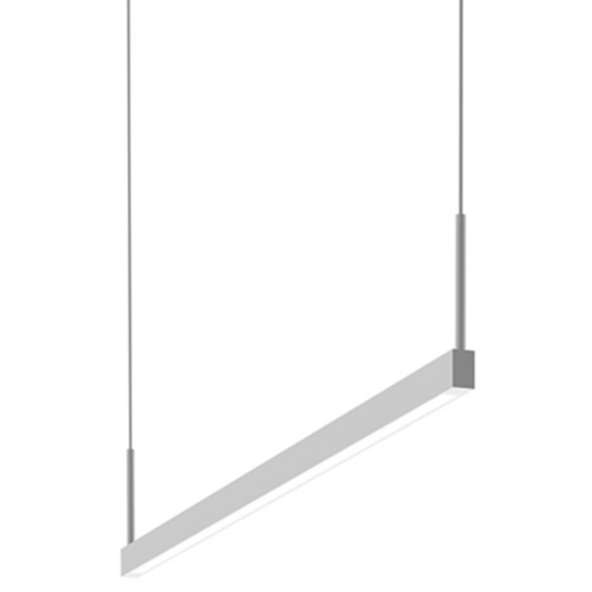 SONNEMAN Lighting | Thin-Line LED Linear Suspension — Satin White, 3, One-Sided, 72 Inch