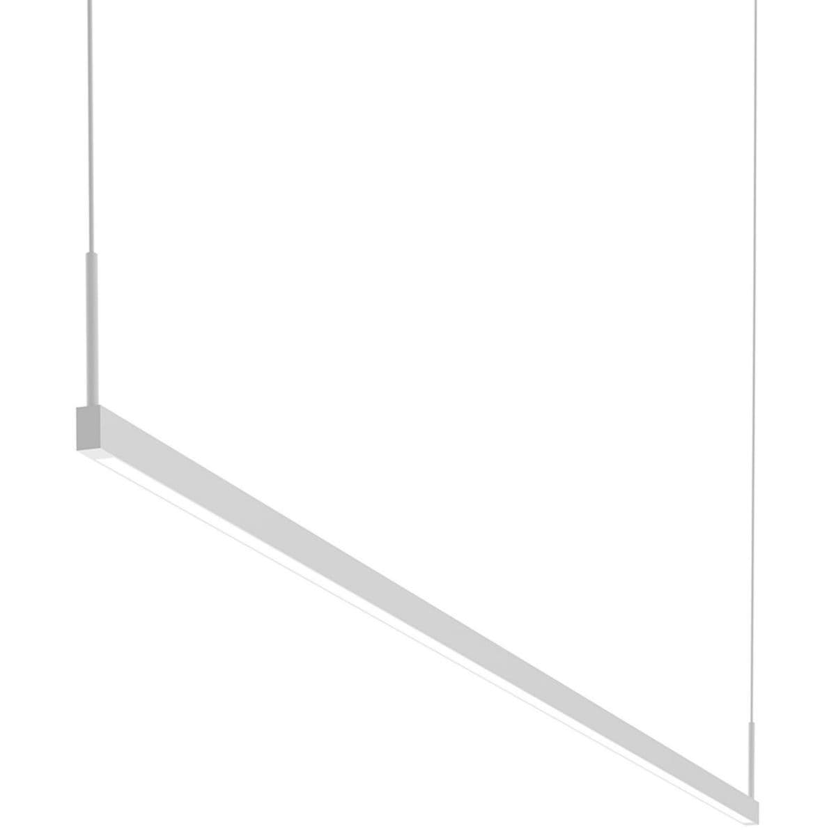 SONNEMAN Lighting | Thin-Line LED Linear Suspension — Satin White, 6, One-Sided, 72 Inch