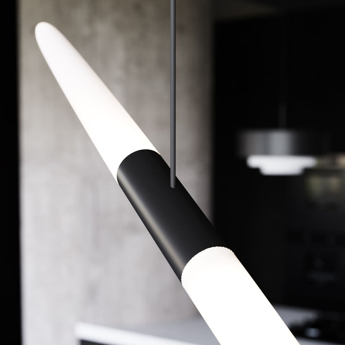 SONNEMAN Lighting | Ballet LED Swag Chandelier — Satin Black, 240 inch, 24