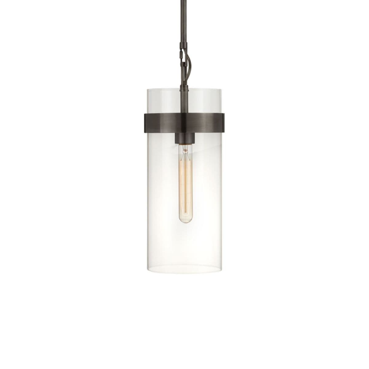 Visual Comfort Signature | Presidio Medium Pendant — Bronze