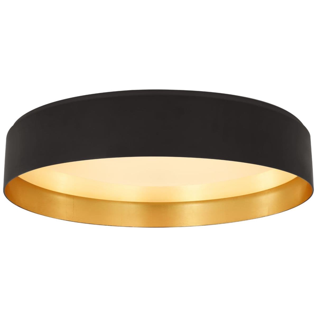 Visual Comfort Signature | Shaw LED Flushmount — Matte Black, Extra Large