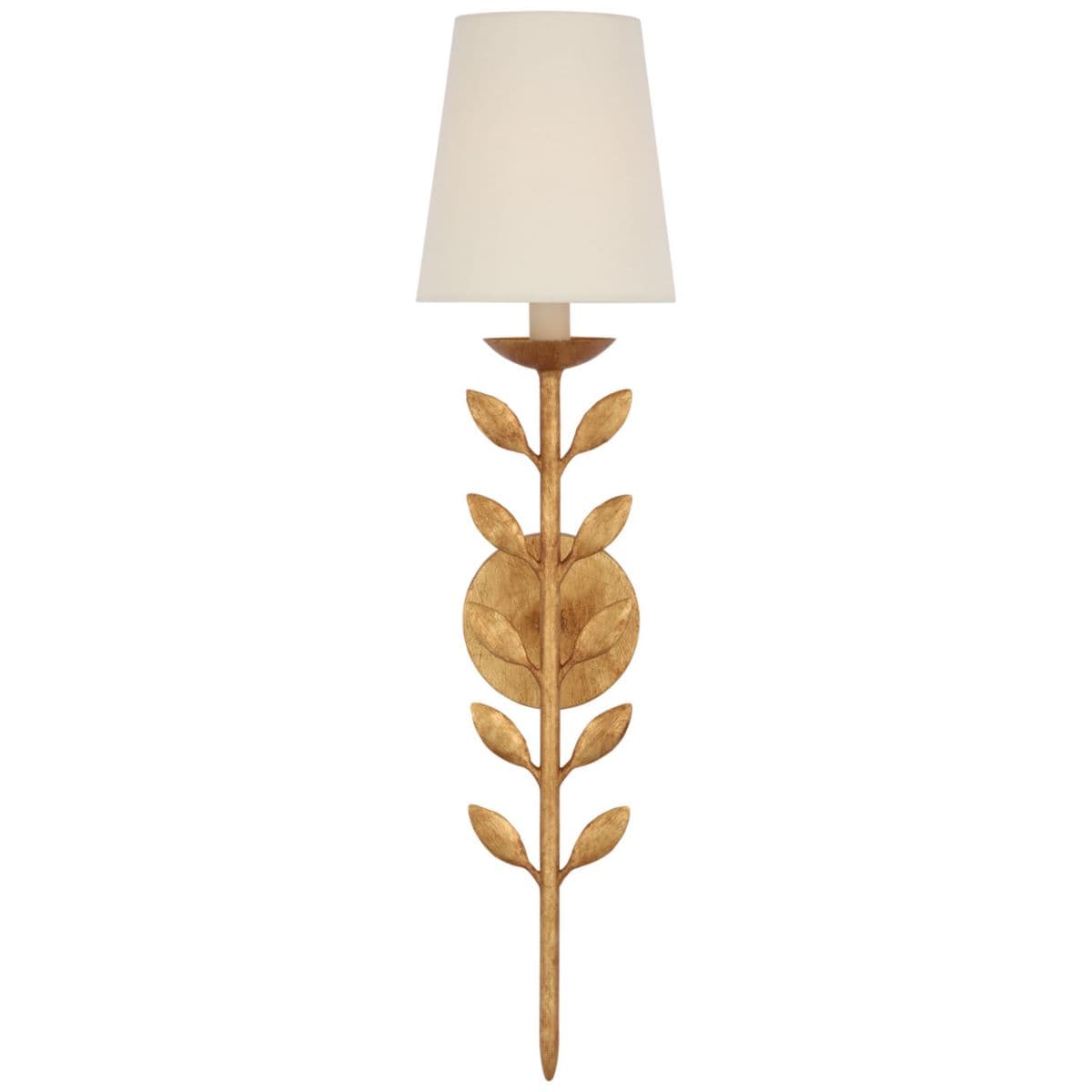 Visual Comfort Signature | Avery Wall Sconce — Antique Gold Leaf, 26 in
