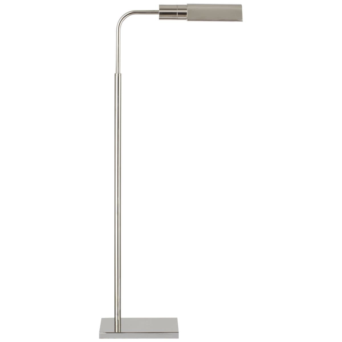 Visual Comfort Signature | Studio LED Adjustable Cordless Pharmacy Floor Lamp by Visual — Polished Nickel