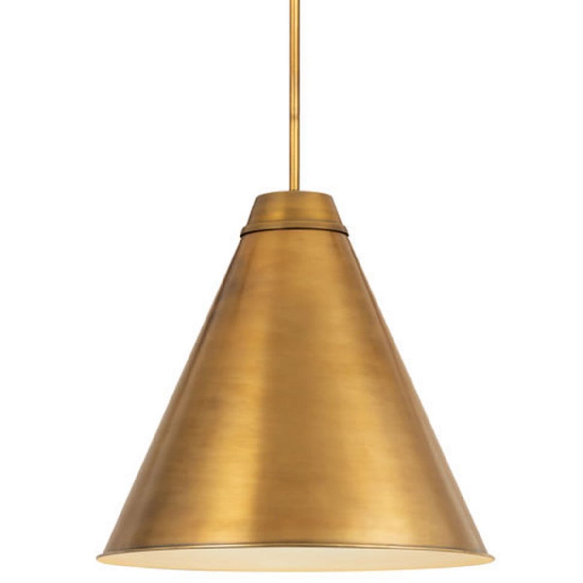 Alder & Ore | Samson Pendant — Rubbed Brass, 24 in