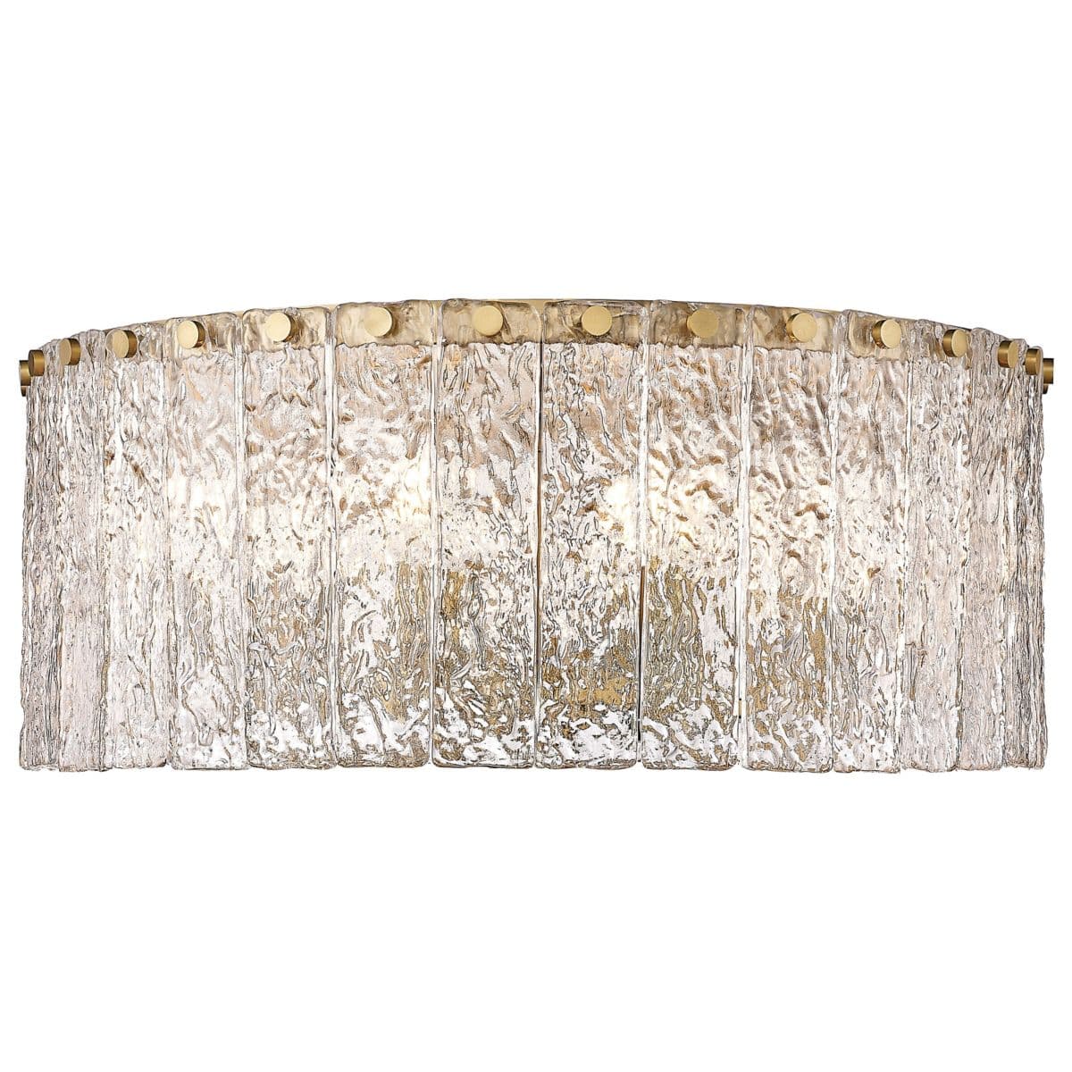 Alder & Ore | Vivianna Flush Mount — Modern Gold, 20 in
