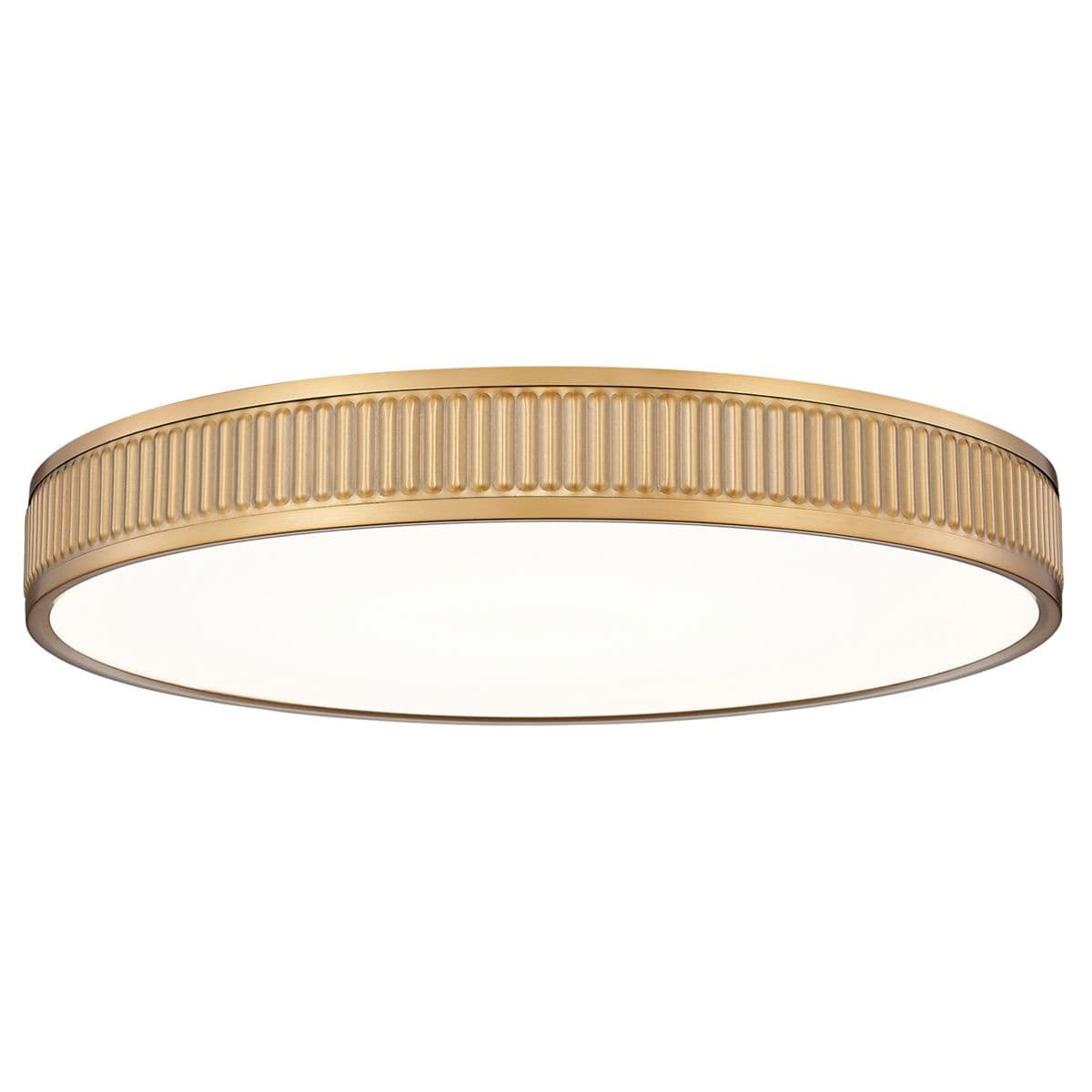 Huxe | Greer LED Flushmount — Modern Gold, Large