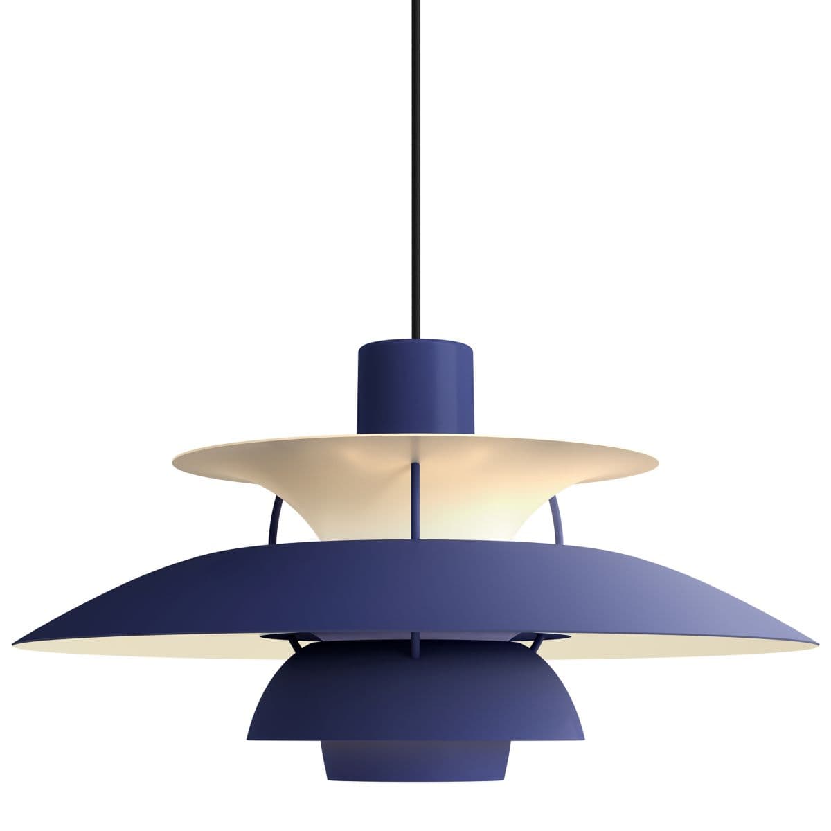Louis Poulsen | PH 5 Pendant Light — Monochrome Dusty Indigo, Mini