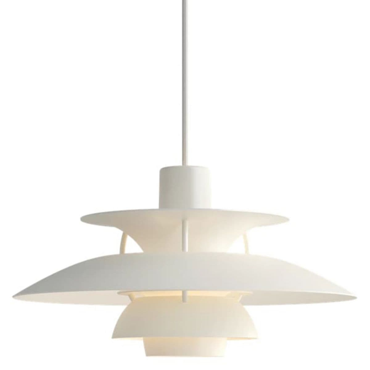 Louis Poulsen | PH 5 Pendant Light — Monochrome White, Mini