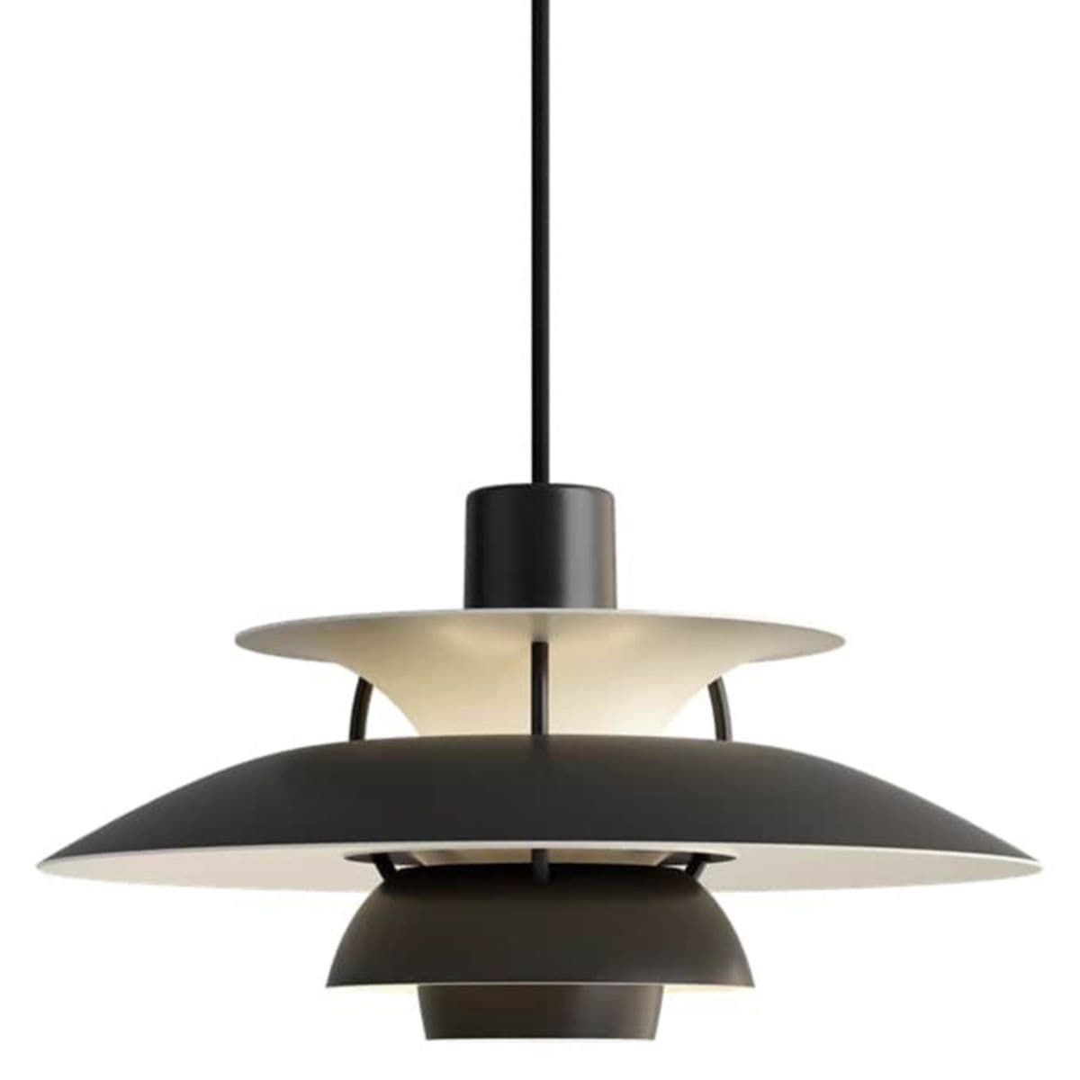 Louis Poulsen | PH 5 Pendant Light — Monochrome Black, Mini