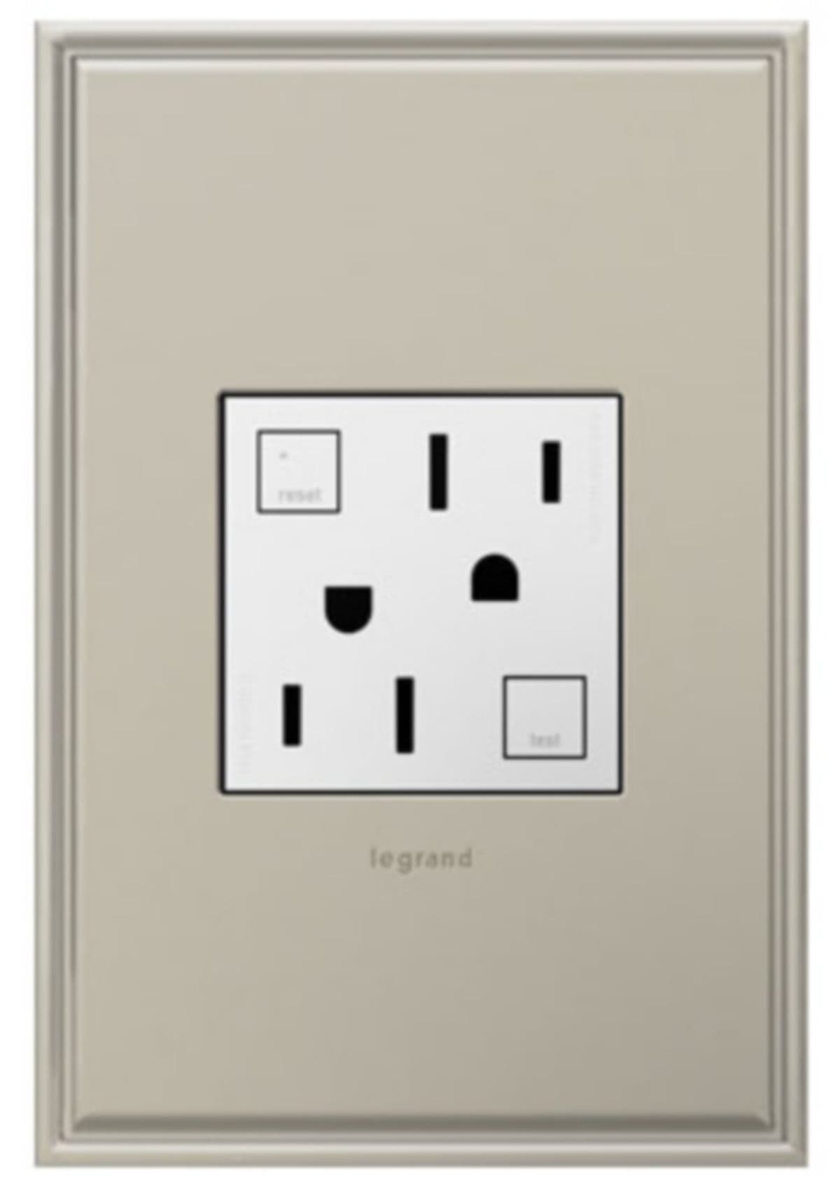 Legrand Adorne | Tamper Resistant GFCI Outlet — White