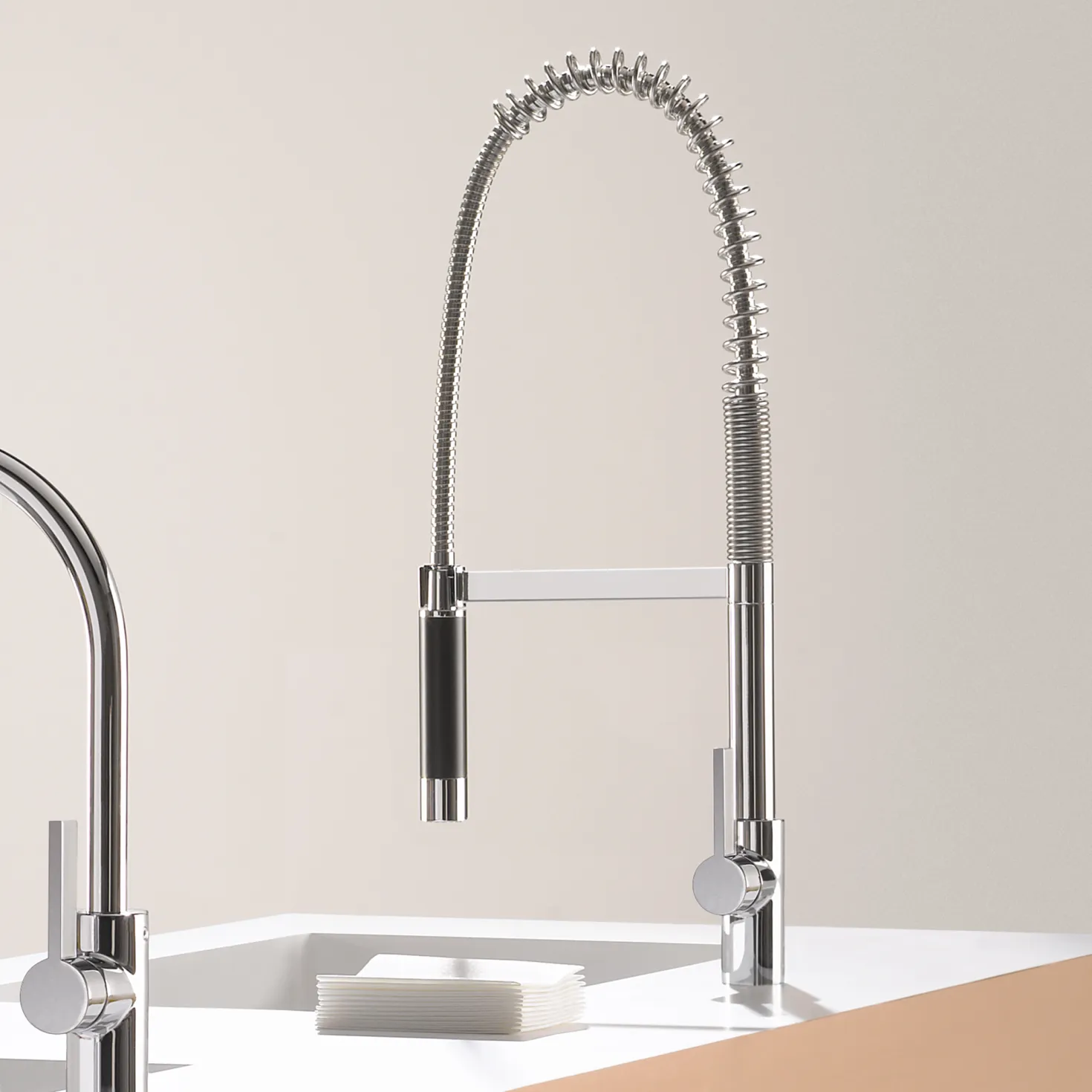 Dornbracht TARA ULTRA Mixer kitchen faucet in polished finish, modern style