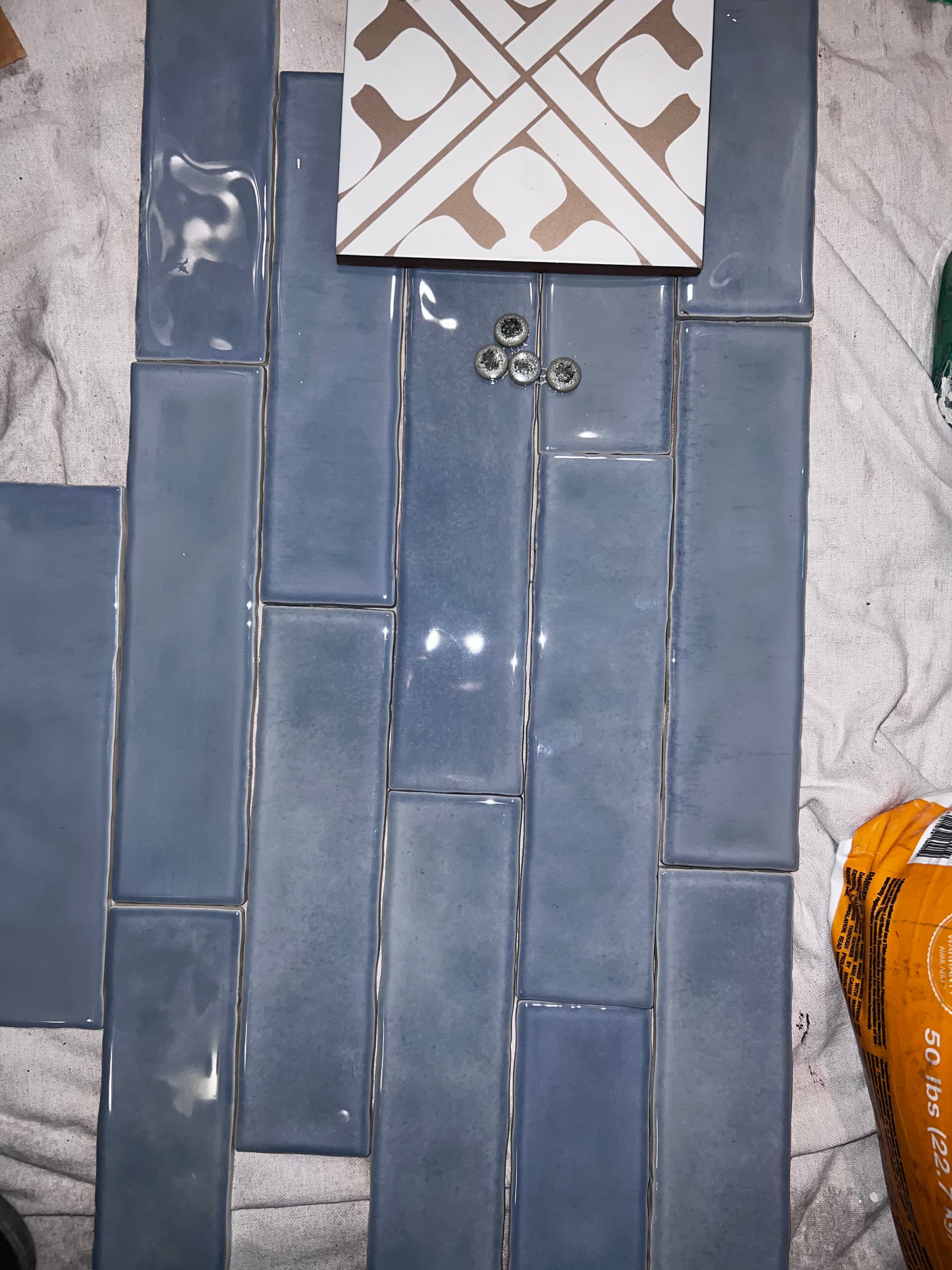 Daltile Blue Tiles, 100 sq feet available