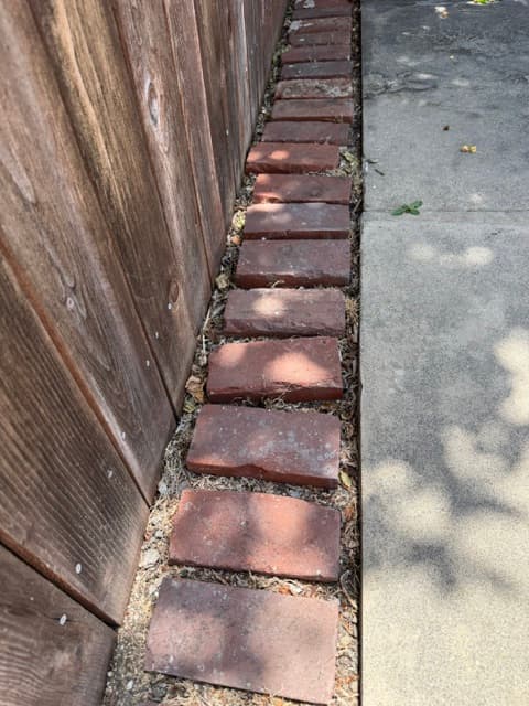 About 100 red bricks for sale - alternate view