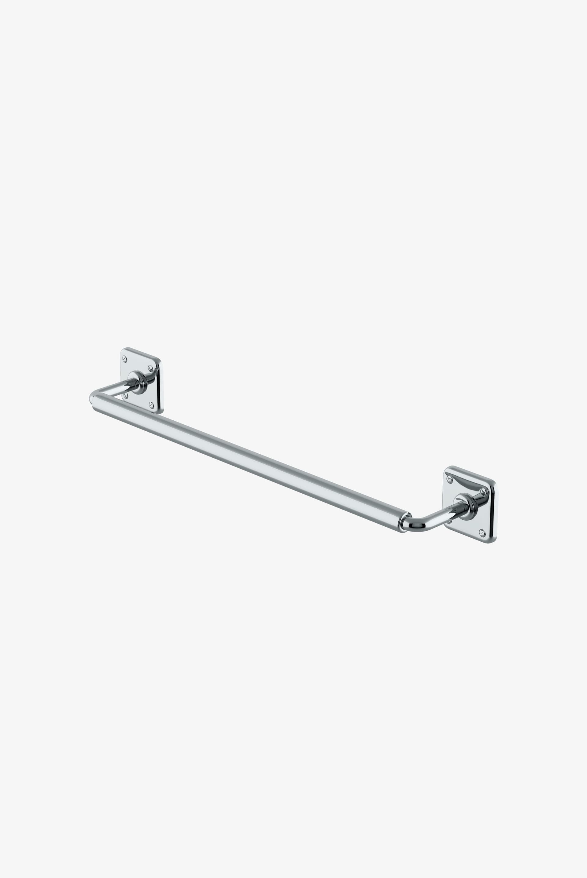 Waterworks Ludlow 18" Single Metal Towel Bar in Nickel