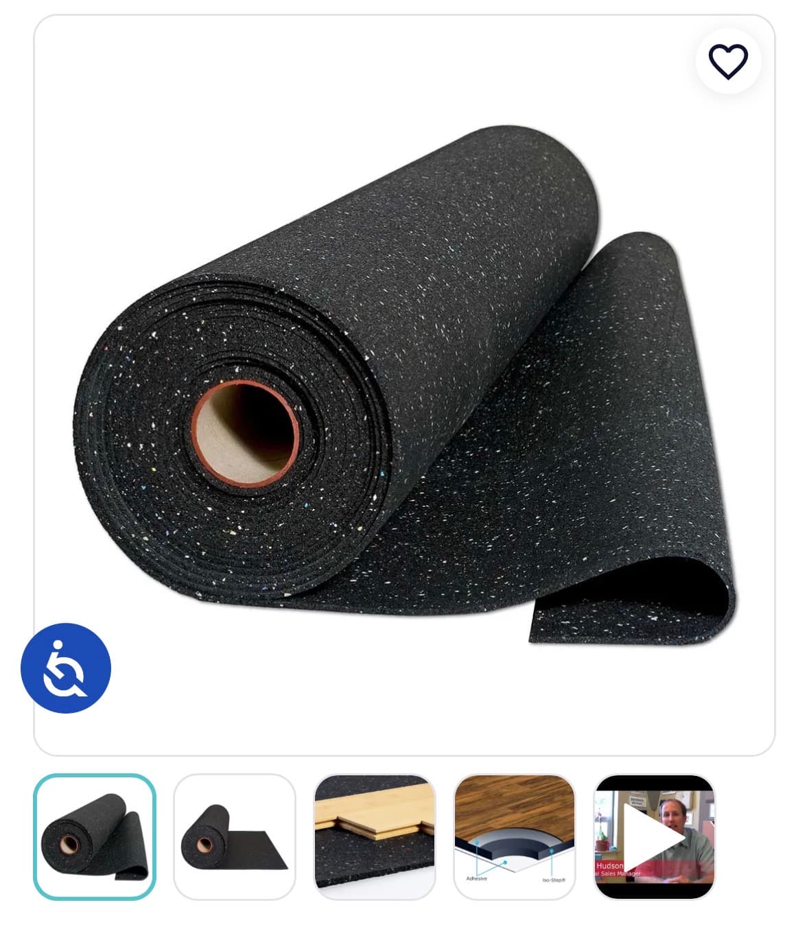 ISO-Step soundproofing underlayment