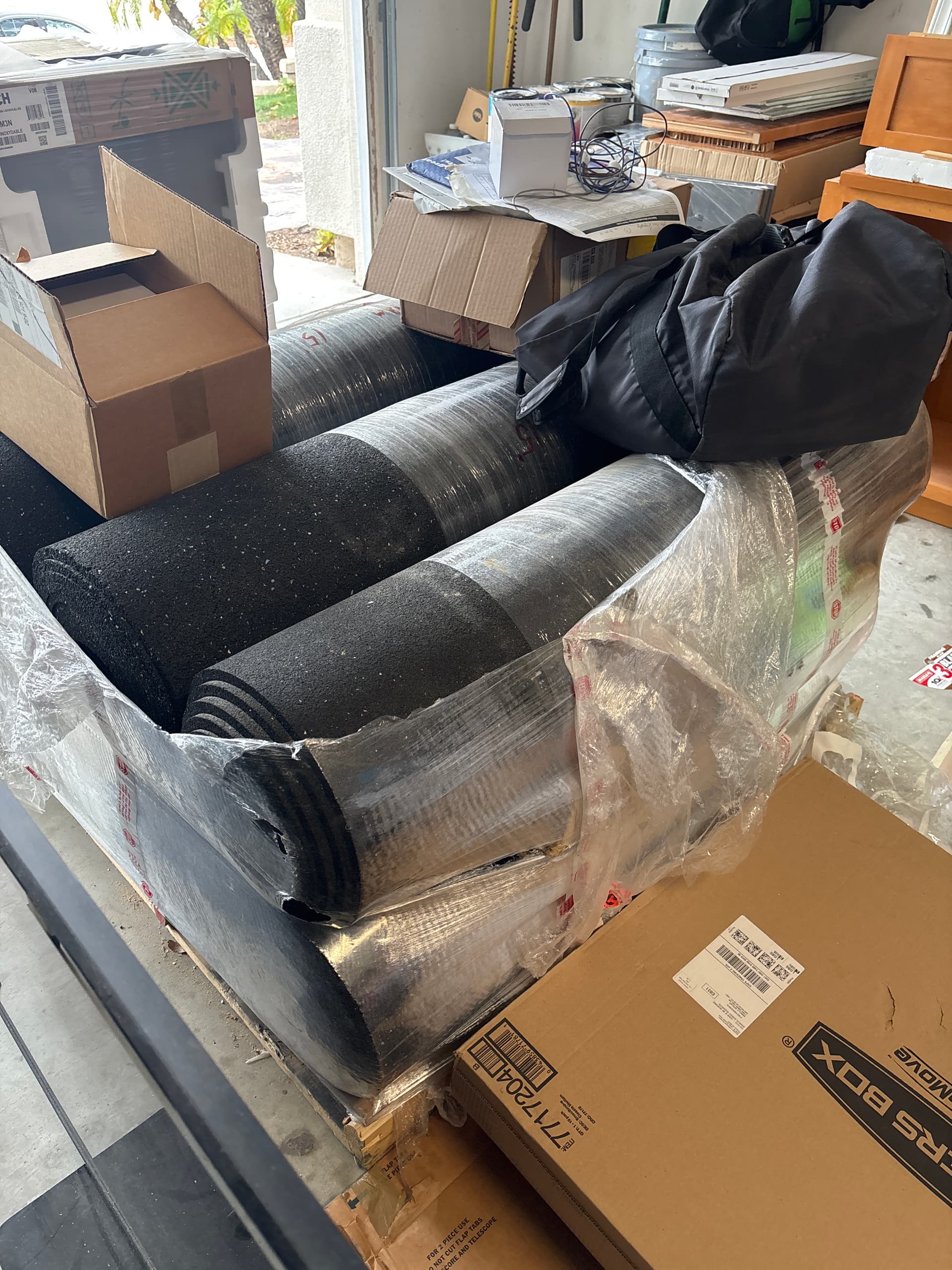 ISO-Step soundproofing underlayment - alternate view