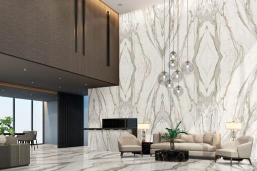 Porcelain4Top, Calacatta Venato, 12mm, Polished, Face A - alternate view