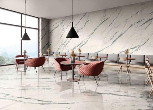 Porcelain4Top, Statuario Venato, 12mm, Polished, Face B - alternate view