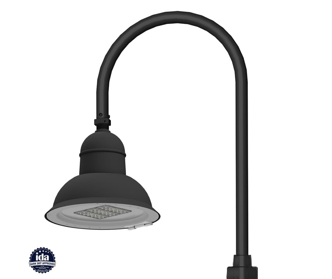 63 Watt 18 Inch Architectural Gooseneck LED Light Fixture with Single Arm