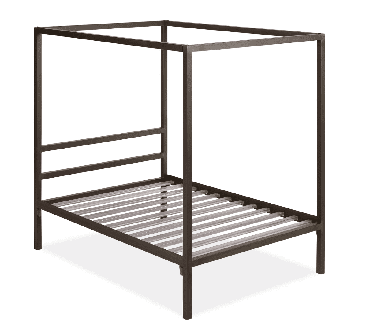 Room & Board Architecture King Bed, modern steel canopy frame with clean architectural lines