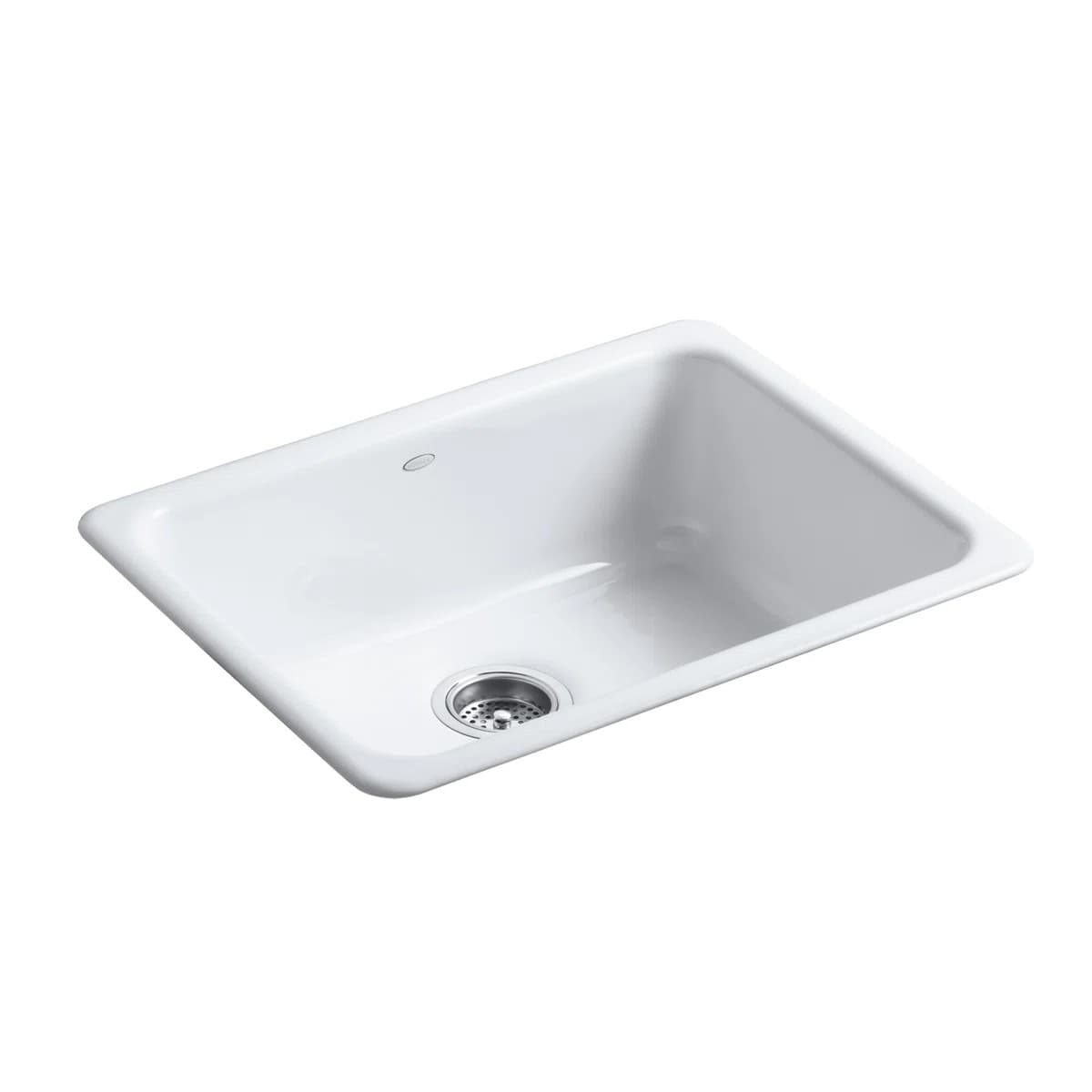 Kohler IronTones 24.25" L x 19" W x 8" Dual Mount Kitchen Sink K-6585-0