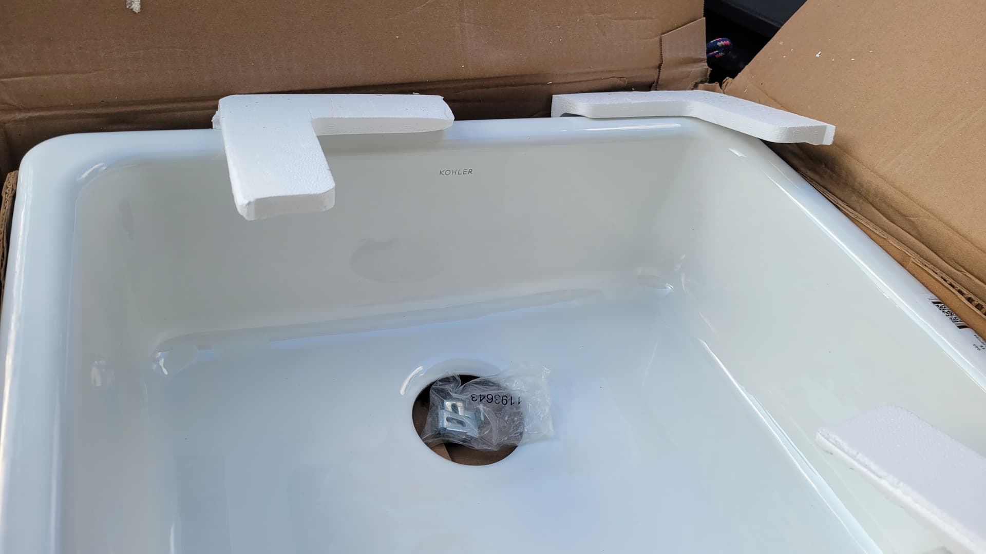 Kohler IronTones 24.25" L x 19" W x 8" Dual Mount Kitchen Sink K-6585-0 - alternate view