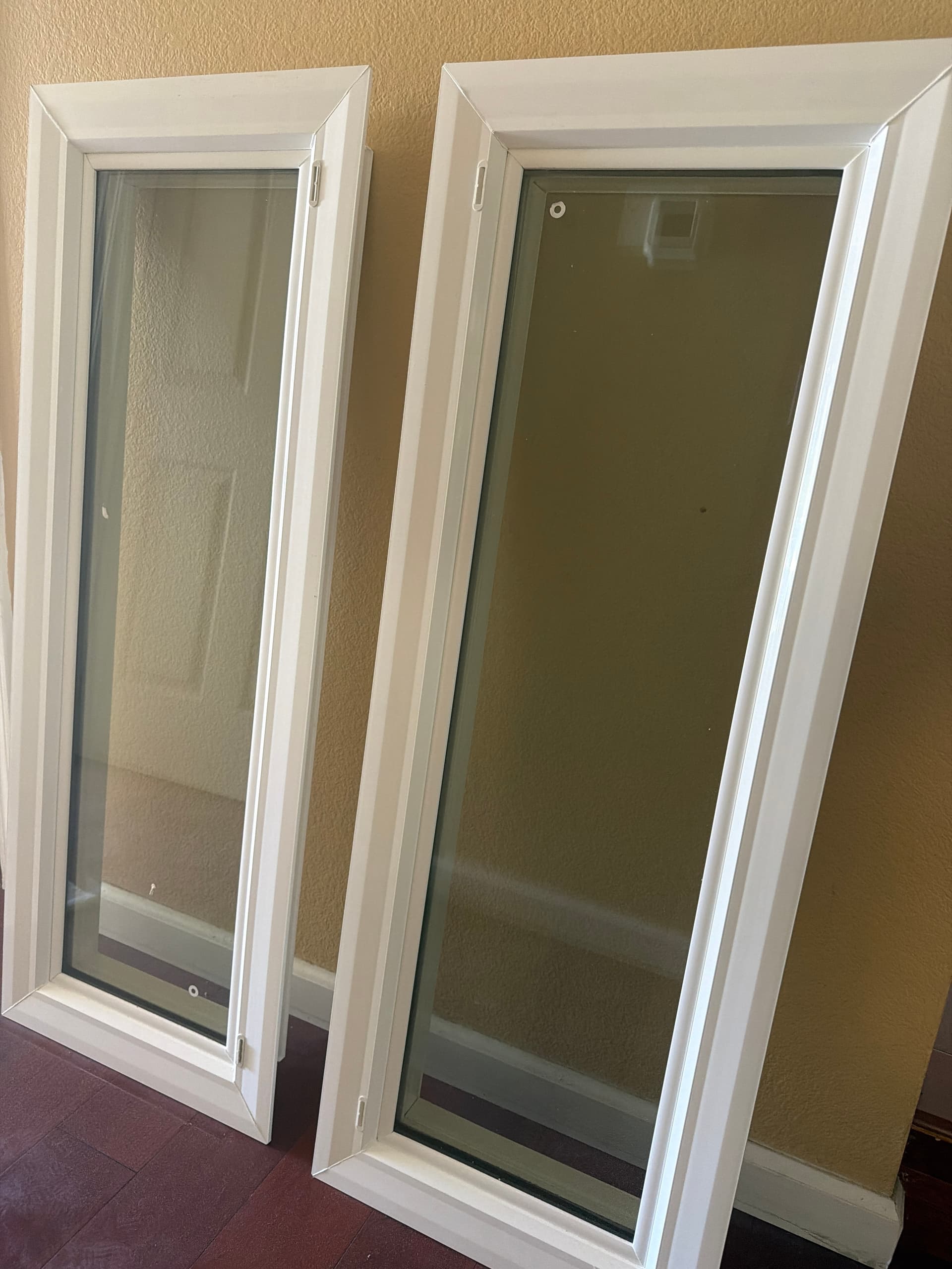 2 garage window sized picture windows for sale - alternate view