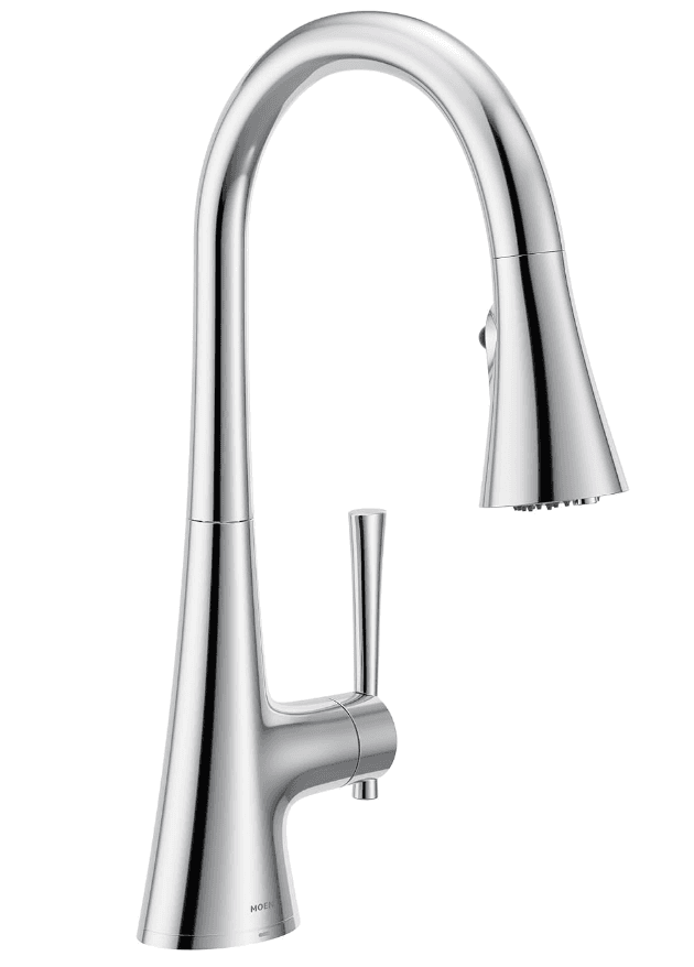 Moen Kurv Chrome 3-in-1 Water Filtration Pull Down Kitchen Faucet; Model: F9126