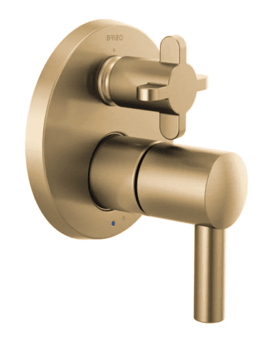 Brizo Odin Pressure Balanced Valve Trim with Integrated 3 Function Diverter
