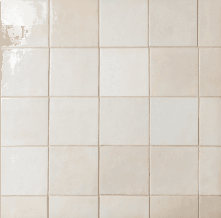 Bedrosians Tile & Stone Bedrosians Cloé 5" x 5" Glossy Ceramic Tile in Creme