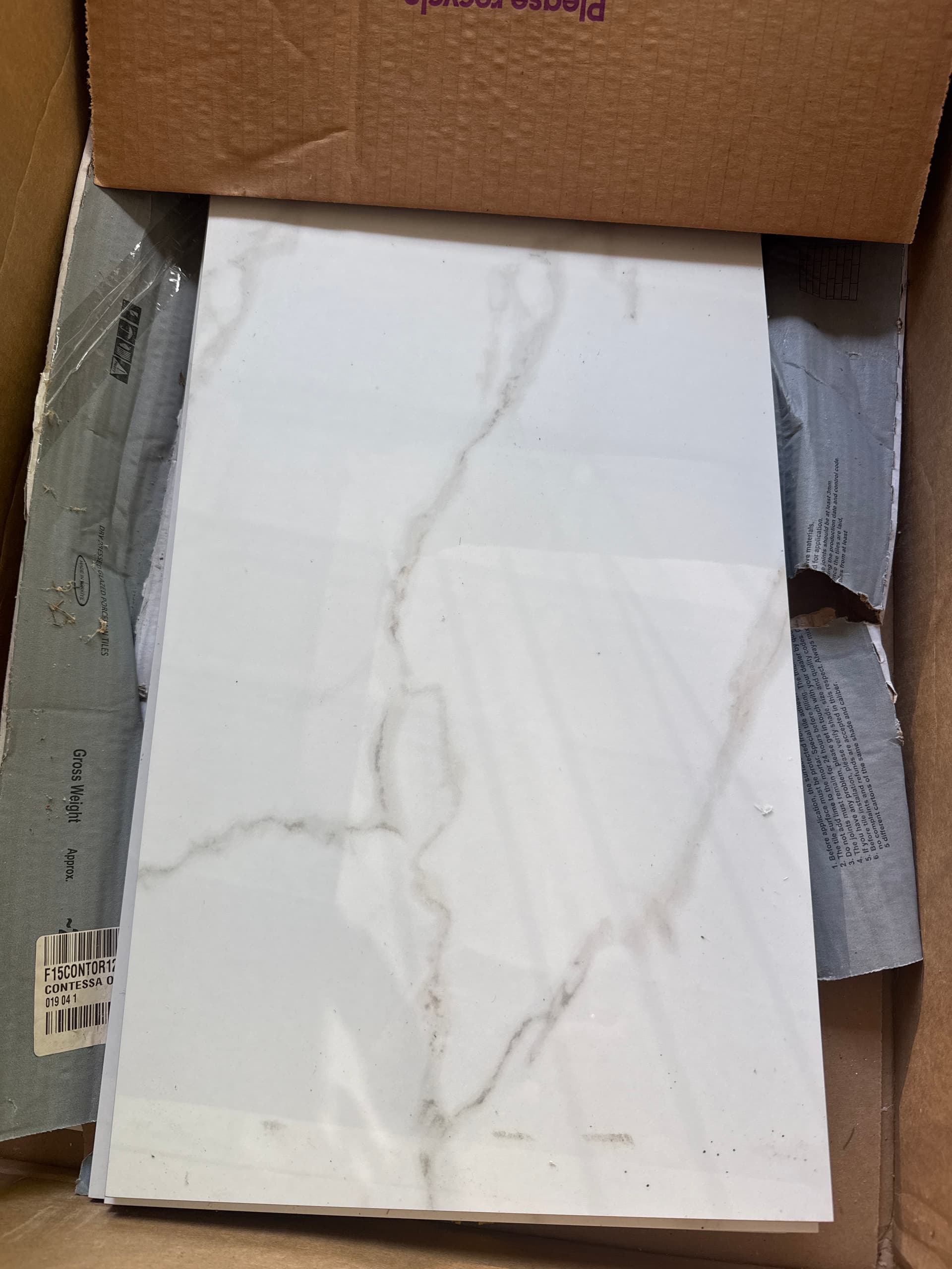 E by Emser Tile Contessa polished tile