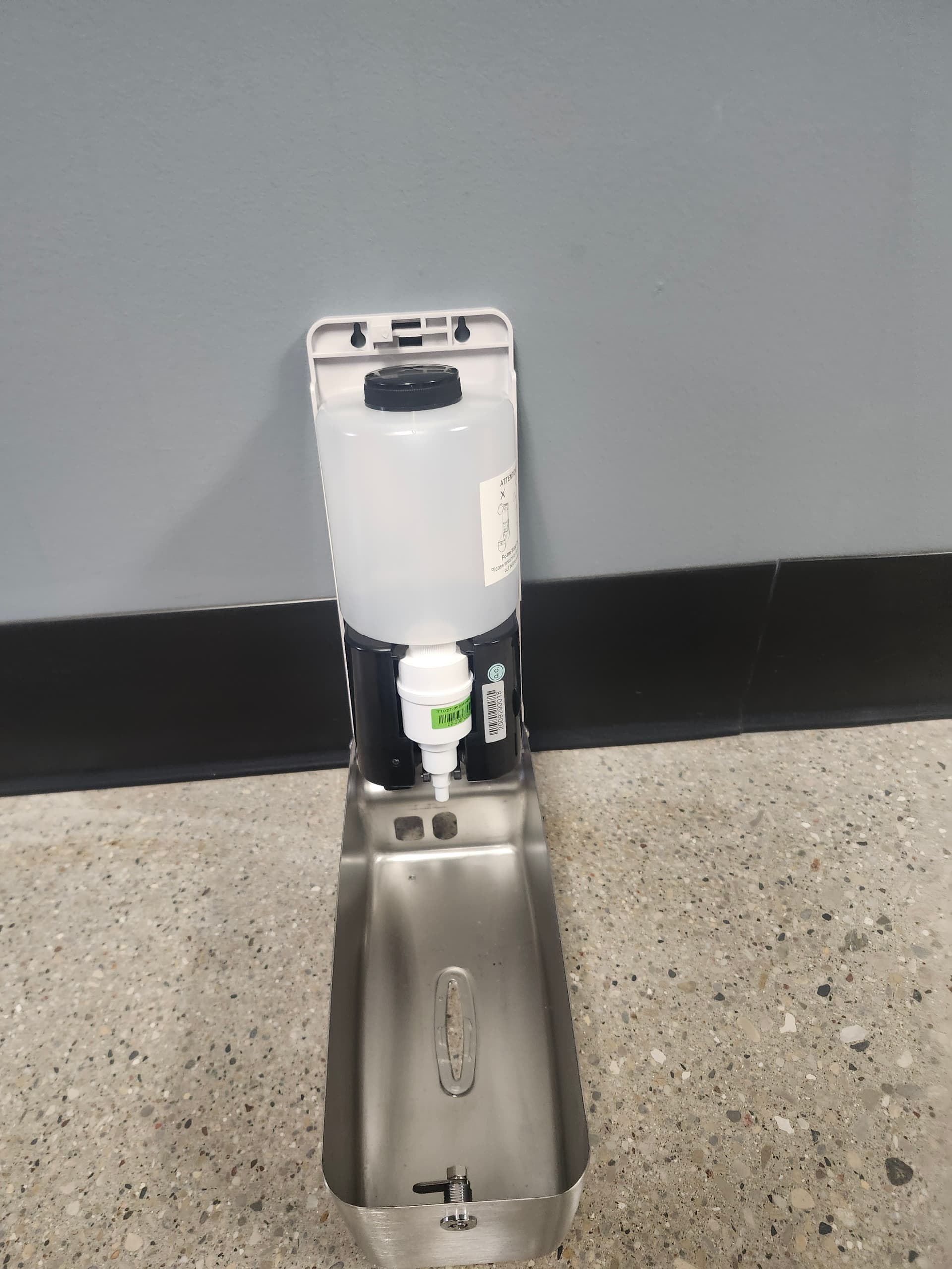 Bradley soap dispenser