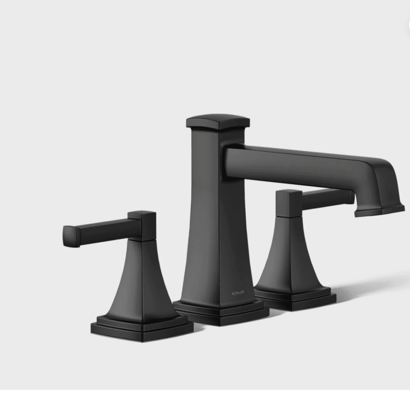 New Kohler Riff K-T27405-4-Bl Deck-Mount Tub Faucet Trim – Matte Black