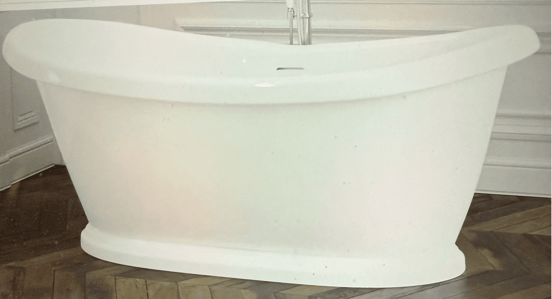 70" acrylic Freestanding Bathtub, with pedestal