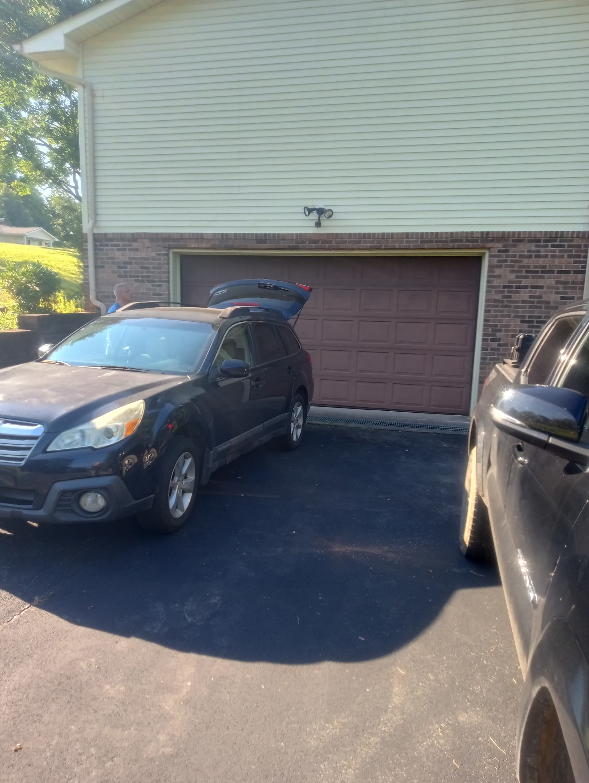 used garage door 16x8 with working opener and remote