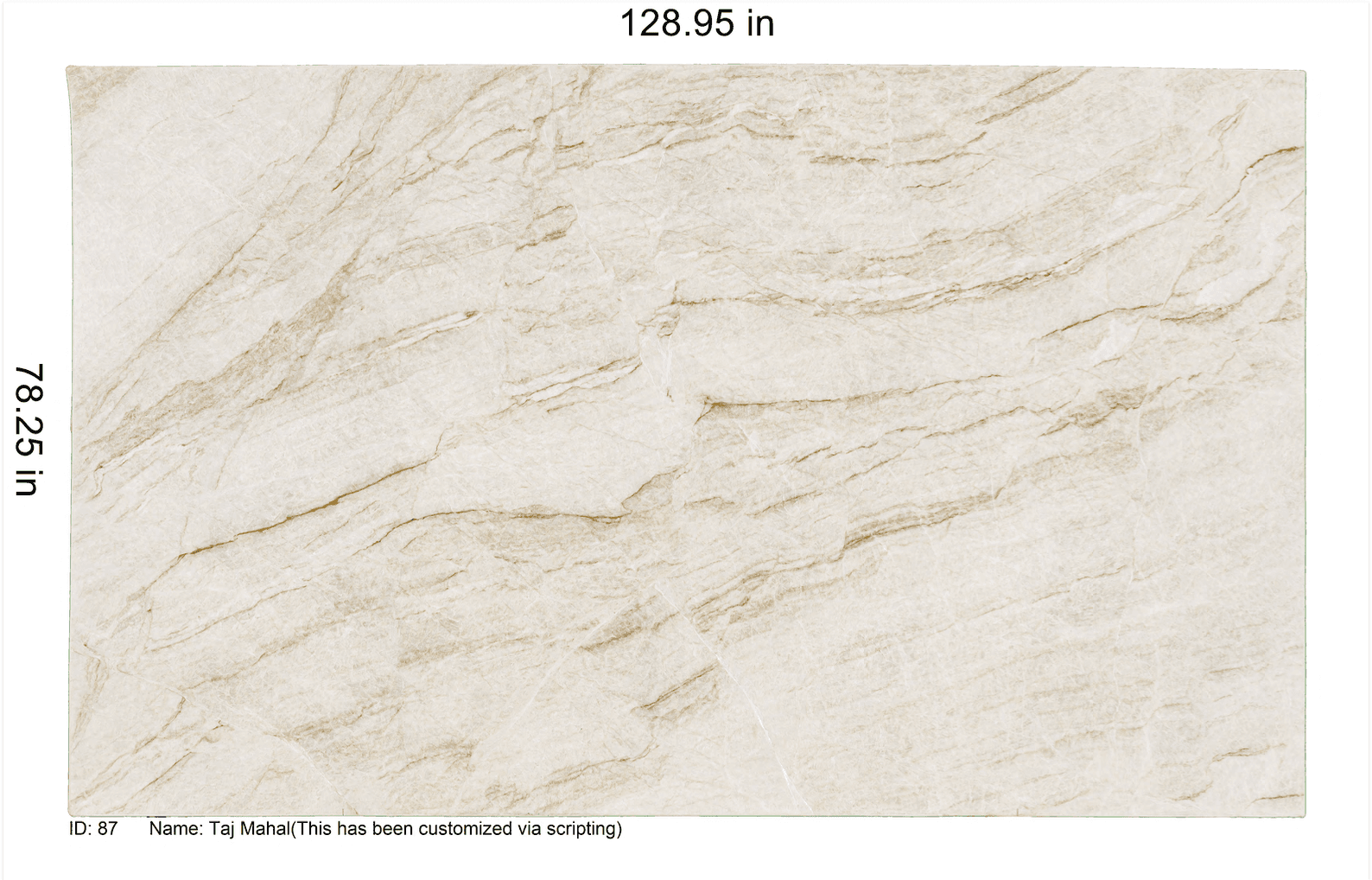 Bundle of 5 Slabs of Taj Mahal Marble - Leftover from renovation