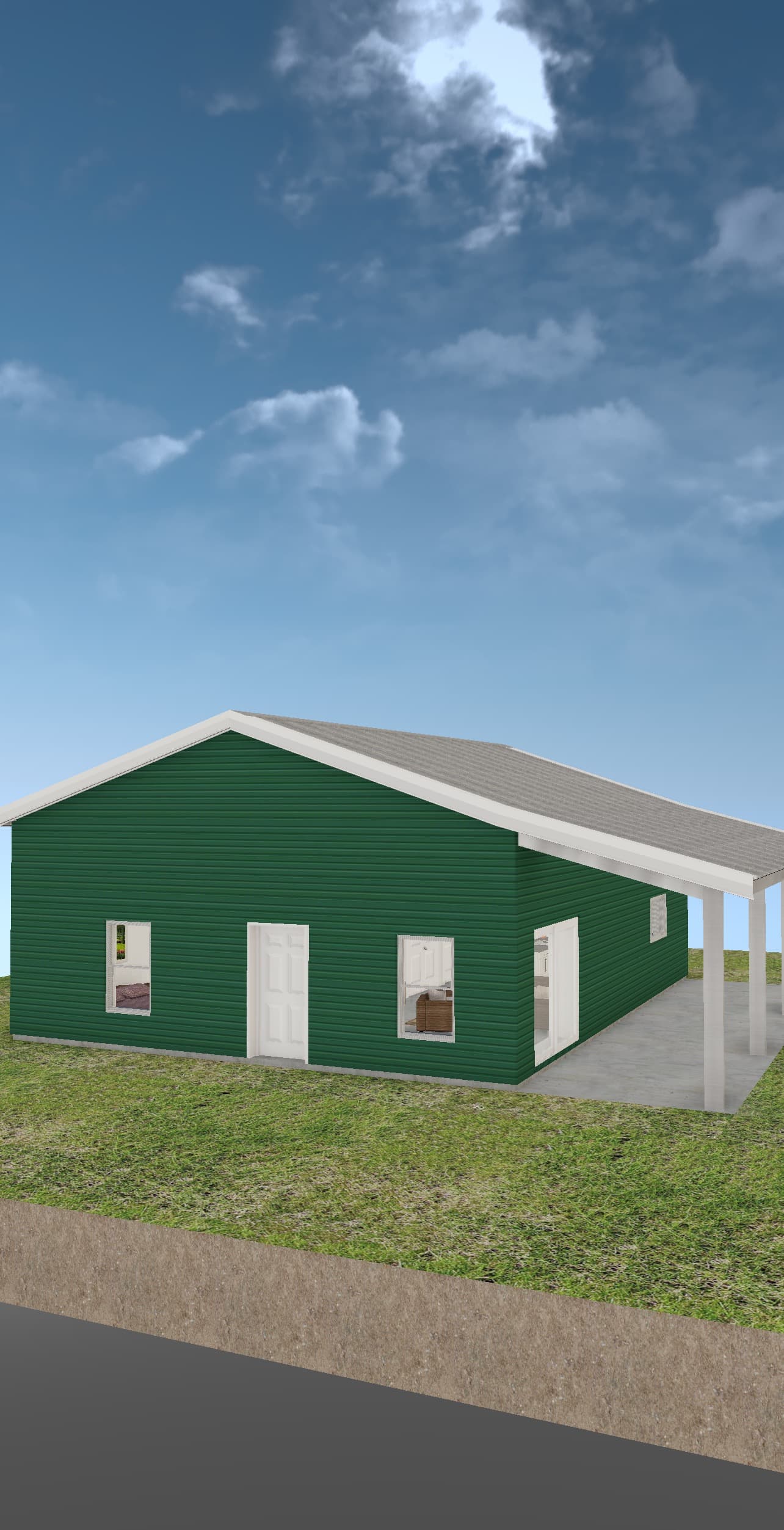 Steel Commander Unbuilt Steel Barndominium Kit – Brand New / Never Erected