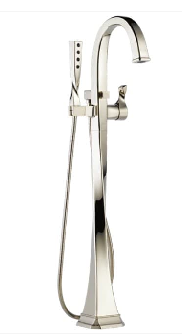 Virage Single Handle Floor Mount Tub Filler