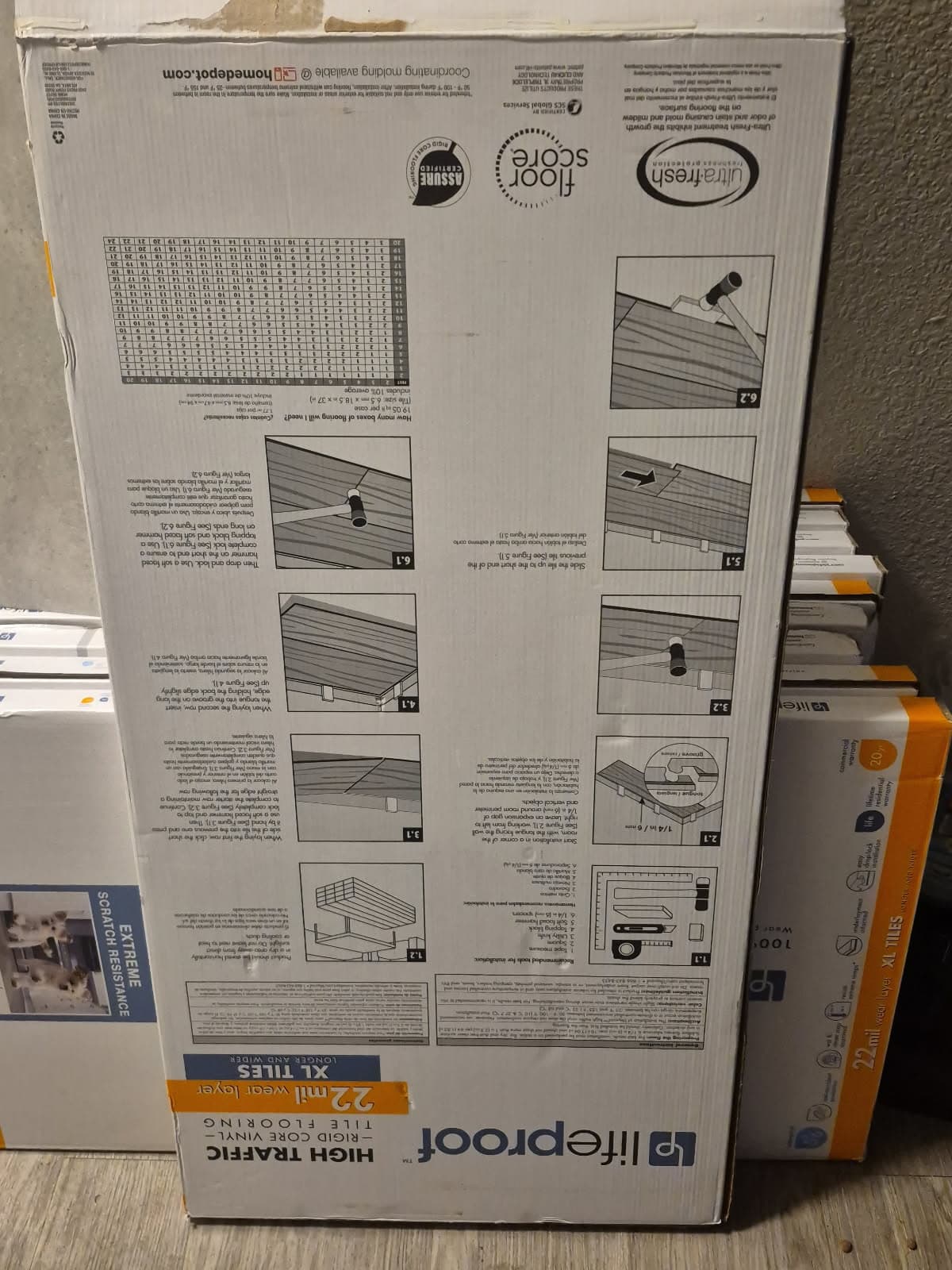 Flooring 16 boxes new - alternate view