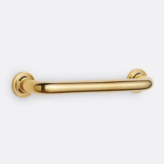 New Rejuvenation Unlacquered Brass 6” Ansel Drawer Pull