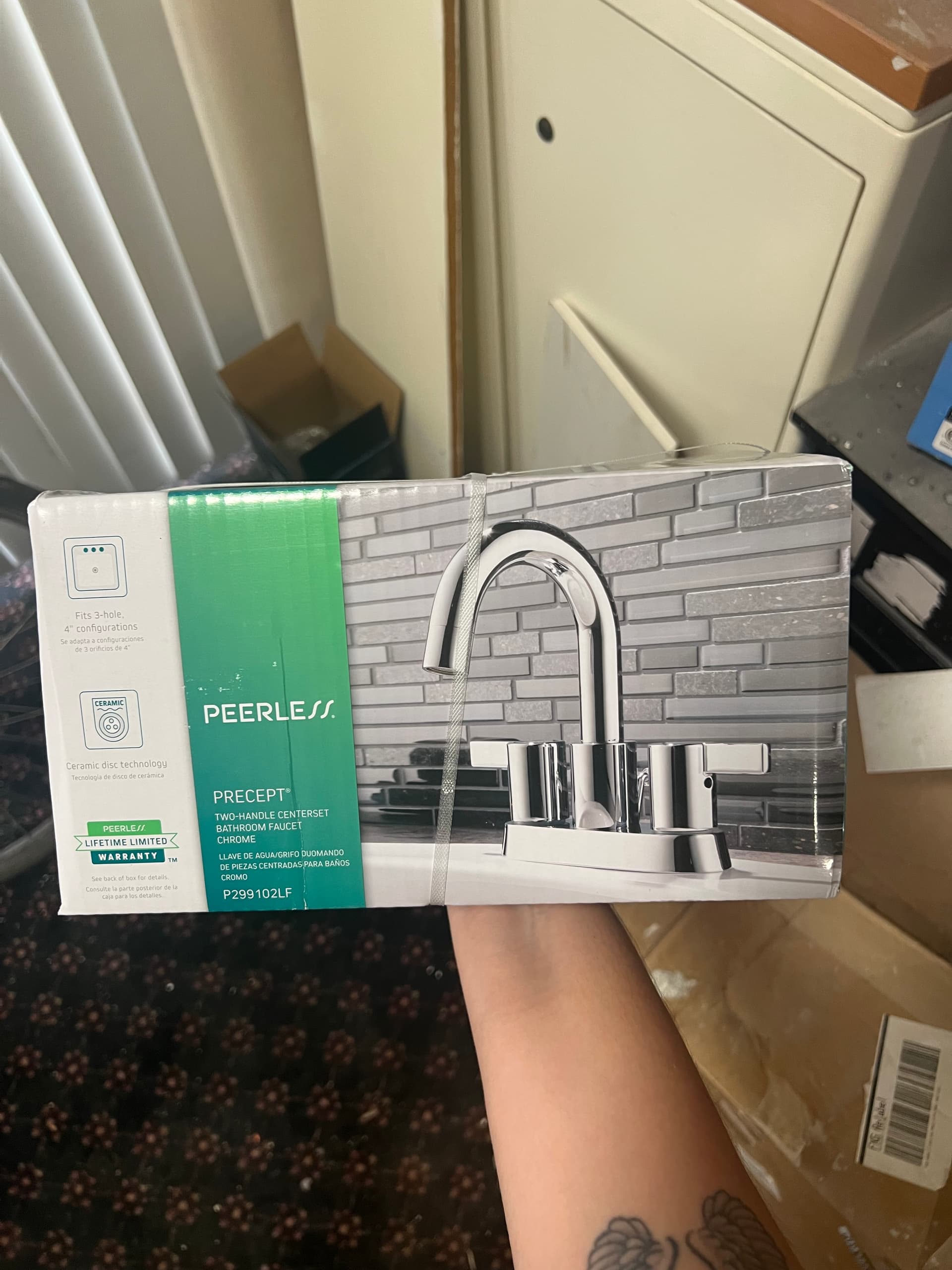 **Brand New/Never Opened** Lot of 14 Delta Precept Two Handle Centerset Bathroom Faucets.
