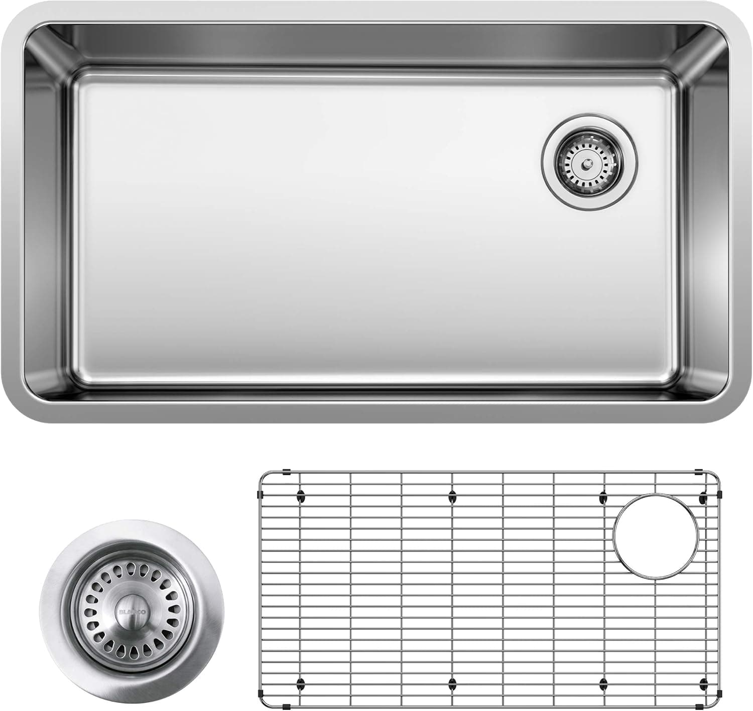 Blanco New still in original packaging Formera Undermount Stainless Steel 33 in. Single Bowl Kitchen Sink