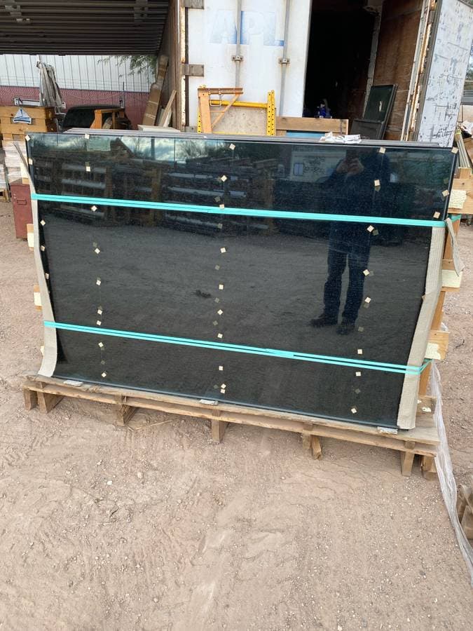 SNX 62/27 on CrystalGray Insulated Glass Panels 78-5/16" x 45" (1989mm x 1143mm) 3 matching