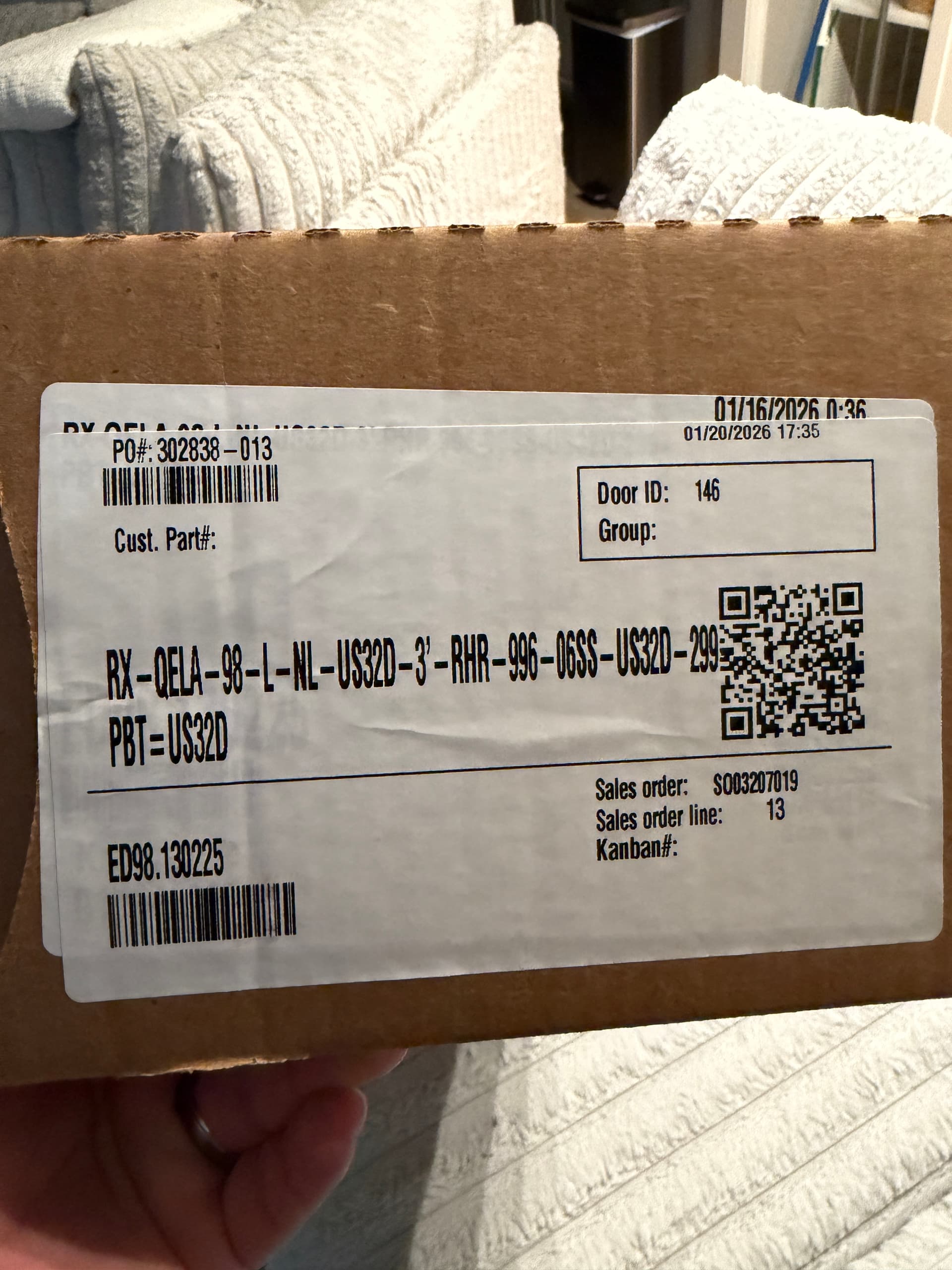 New Von Duprin Rx-Qela-98-L-Nl Panic Exit Device - Commercial - Obo