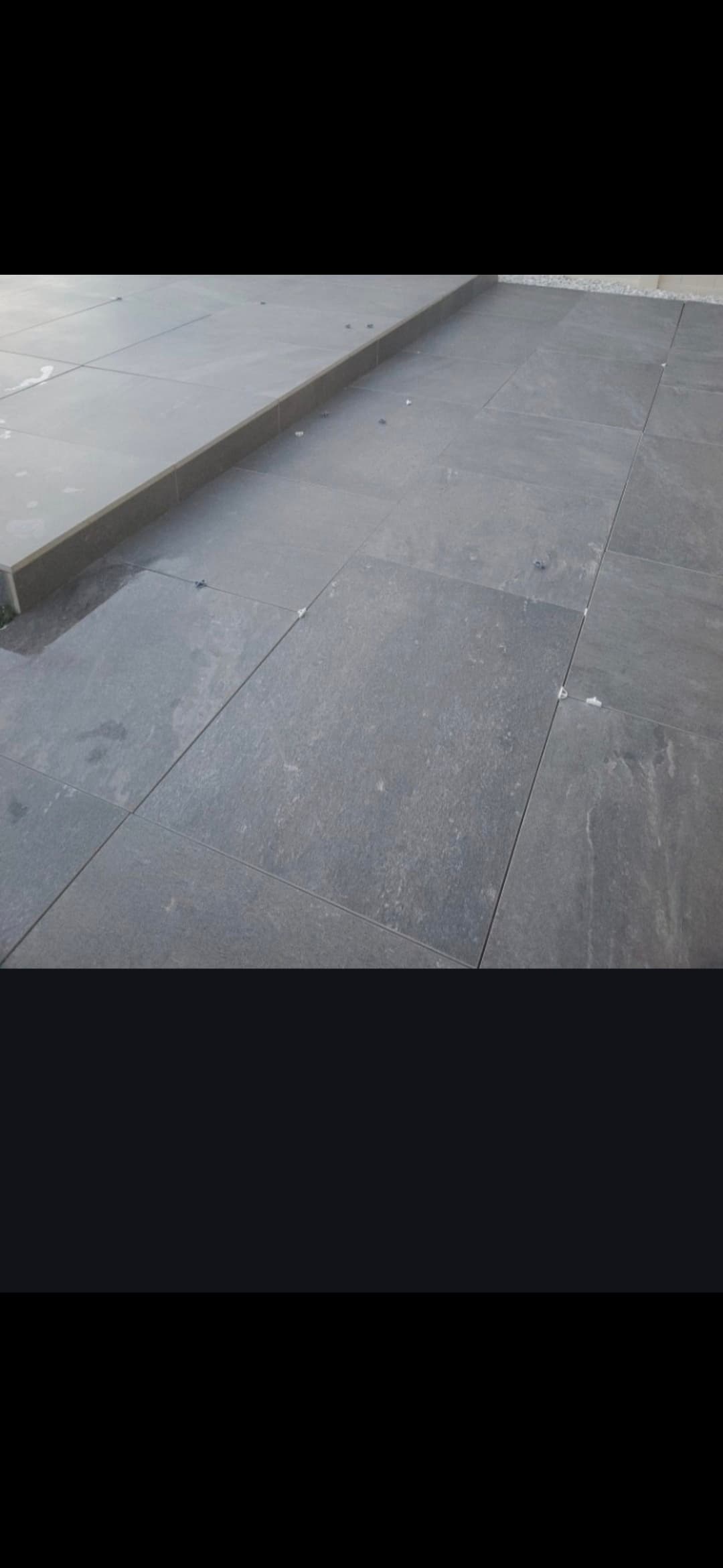 Porcelain pavers 24" x 36" - alternate view