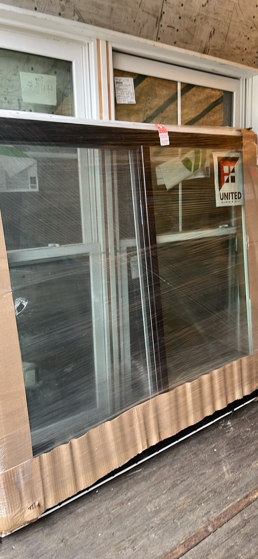 United Window and Door Brand New 60"x54" United Slider Windows (Black/White)