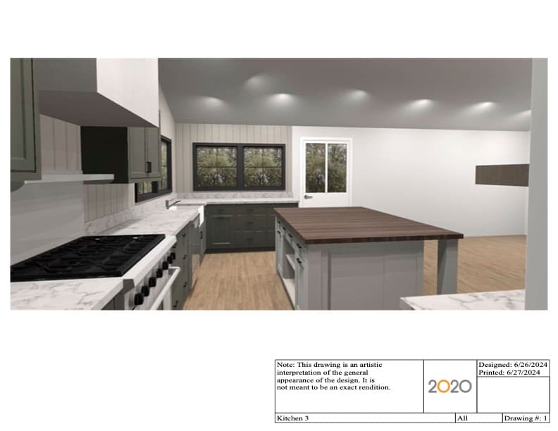 *Brand New Custom Plato Woodworking & Signature Cabinetry: Full Kitchen Set (uppers/lowers/island)