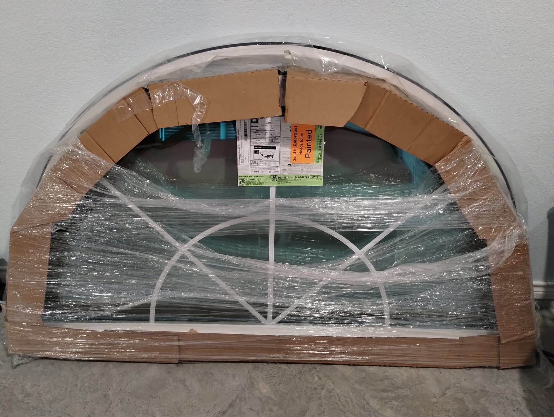 Beautiful brand new/never unwrapped custom window