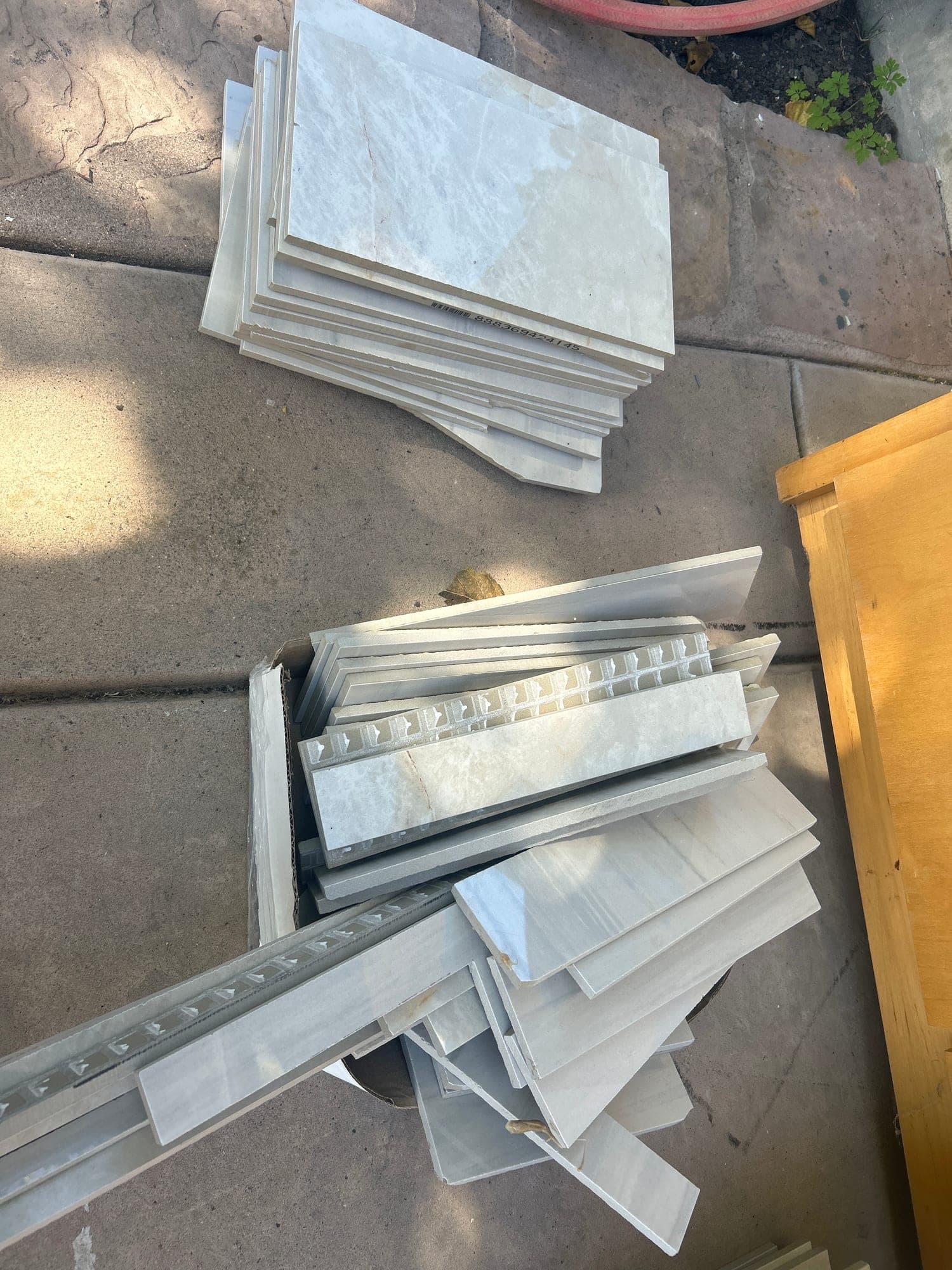 Assorted Ceramic Tile Pieces