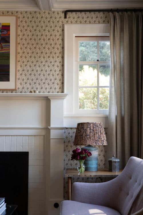 Howe at 36 Bourne Street - Rambling Rose Paper ‘Mauve’